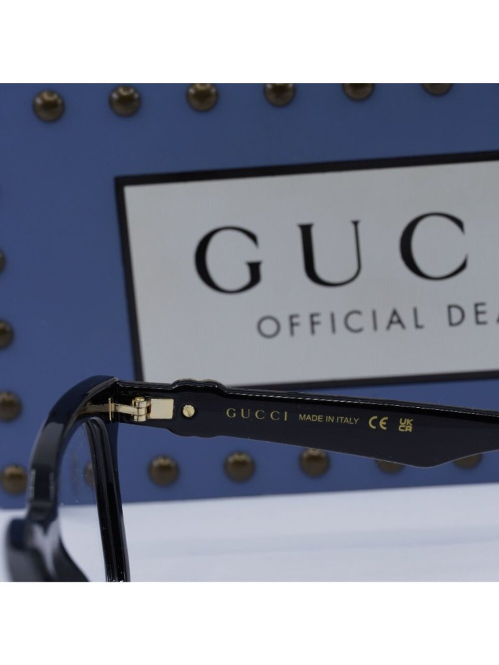 Gucci GG1728O 001 Square Eyeglasses 51mm - Black - Picture 4 of 12
